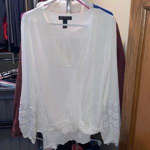 INC Flow white long sleeve